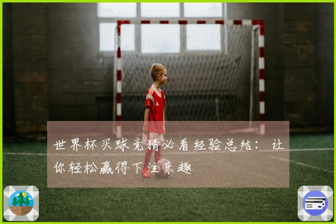世界杯买球竞猜必看经验总结：让你轻松赢得下注乐趣